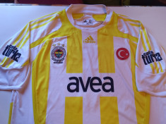 Tricou ADIDAS fotbal - FENERBAHCE ISTANBUL(aniversare 100 de ani-nr. 3 R.Carlos) foto