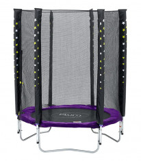 Set Trambulina Cu Plasa De Protectie Junior 140 Cm PLUM foto