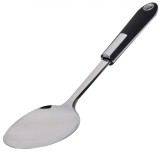 Lingură Servire, Model Universal, Oțel Inoxidabil, M&acirc;ner Negru, Lungime 32cm