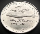 Cumpara ieftin Moneda 10 LIRE - VATICAN, anul 1976 * cod 629 B = UNC, Europa