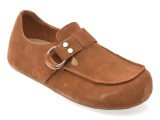 Cumpara ieftin Mocasini GRYXX maro, Y25L722, din piele intoarsa