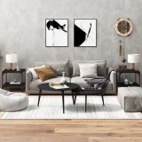 vidaXL Măsuțe laterale, 2 buc., negru, 40x40x40 cm, lemn prelucrat 819378