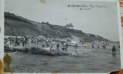 Carte postala, Carmen-Silva, plaja Popovici, perioada interbelica foto