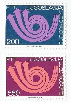 |Iugoslavia, Europa CEPT, 1973, MNH foto