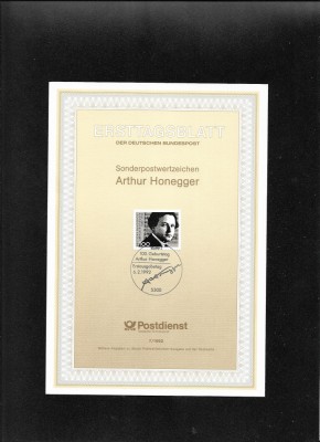 Germania FDC 7.1992 foto