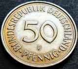 Cumpara ieftin Moneda 50 PFENNIG - GERMANIA, anul 1991 * cod 2723 - Litera F, Europa