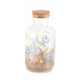 Cumpara ieftin Sticluta decorativa cu led decor Marin III &Oslash; 8 cm x 15 H