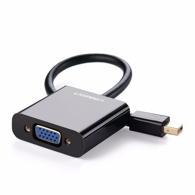 Convertor Mini DisplayPort la VGA 1080P - Ugreen (10459) - Black foto