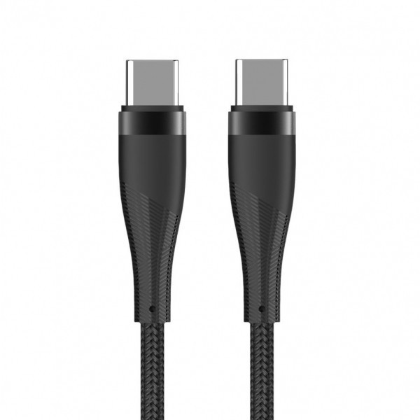 Cablu Date si Incarcare USB-C - USB-C MaXlife MXUC-08, 60W, 1m, Negru