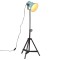 vidaXL Lampă de podea, 25 W, albastru uzat, 35x35x65/95 cm, E27 371874