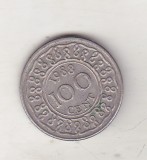 bnk mnd Surinam 100 cents 1988