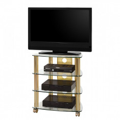 TV Stand Ottone II alama/sticla, transparent, 60 x 72 x 46.5 cm foto