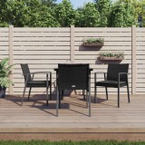 vidaXL Set mobilier de grădină cu perne, 5 piese, poliratan și oțel