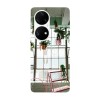 Husa compatibila cu Huawei P40 Pro model Flower garden, Silicon, TPU, Viceversa, Transparent, Carcasa