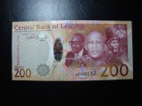 LESOTHO 200 MALOTI 2015 UNC