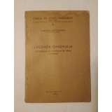 Tancred Bănățeanu - Legenda Ghionului - contribuțiuni la o problemă de folklor comparat (1946)