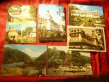 6 Ilustrate Calimanesti : 1959 Sanatoriul Bailor (pliuri) ,1972 Valea Oltului ,