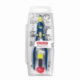 Compas my.pen, albastru inchis/lime