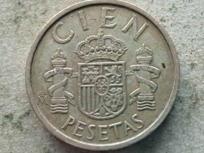 SPANIA-100 PESETAS 1984 foto