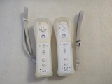 Kit Controller Nintendo Wii Remote Motion Plus RVL-036, huse + curele de prindere ALB