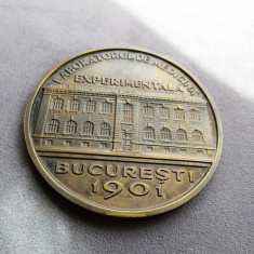 Placheta Institutul I. Cantacuzino, Bucuresti 1921-1971, 50 ani!