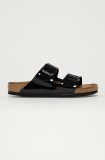 Birkenstock papuci Arizona femei, culoarea negru, 1005291