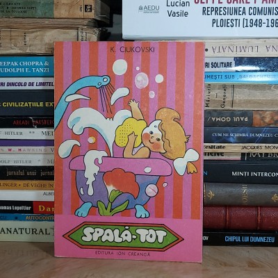 K. CIUKOVSKI ~ SPALA-TOT * ILUSTRATIILE DUMITRU DOBRICA , 1979 * foto