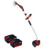 Einhell GE-CT 18/33 Li E PXC + Twinpack - Trimmer gazon 330 mm cap cu fir + Set 2 acumulatori Li-Ion 18 V 4 Ah