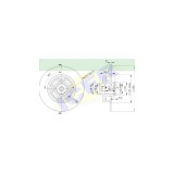 Set disc frana Icer 78BD78231, parte montare : Punte Spate