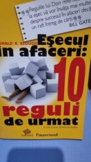 ESECUL IN AFACERI. 10 REGULI DE URMAT - DONALD R. KEOUGH