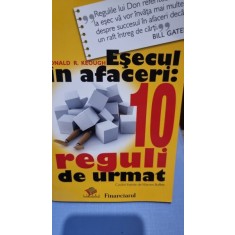 ESECUL IN AFACERI. 10 REGULI DE URMAT - DONALD R. KEOUGH