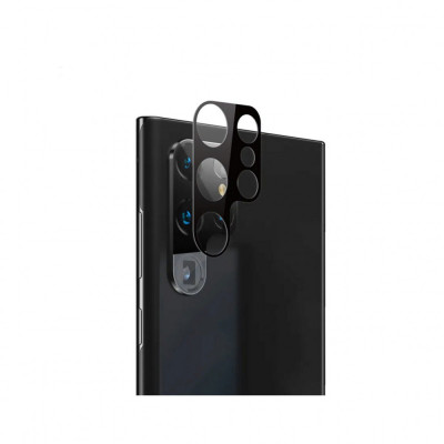 Folie Camera pentru Samsung Galaxy S24 Ultra Techsuit Full Camera Glass Negru foto