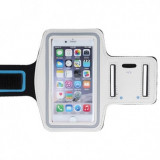 Husa Brat Fitness Universal Premium 4.8 Albă Sport Telefon Running