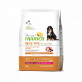 Cumpara ieftin Natural Trainer, Sensitive No Gluten Medium Maxi Puppy &amp; Junior, Rata si Cereale Integrale, 3 kg