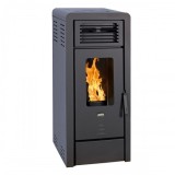 Semineu pe peleti, Prity PL, 0,8 &ndash; 2,6 kg/h, 490x570x1170 - Negru