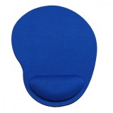 Mousepad ergonomic, impermeabil, 22 x 20,5cm, albastru