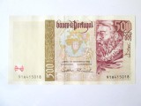 Portugalia 500 Escudos 2000 aUNC,bancnota din imagini