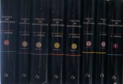 Tratat de neurologie (8 volume) sub redactia C. Arseni foto