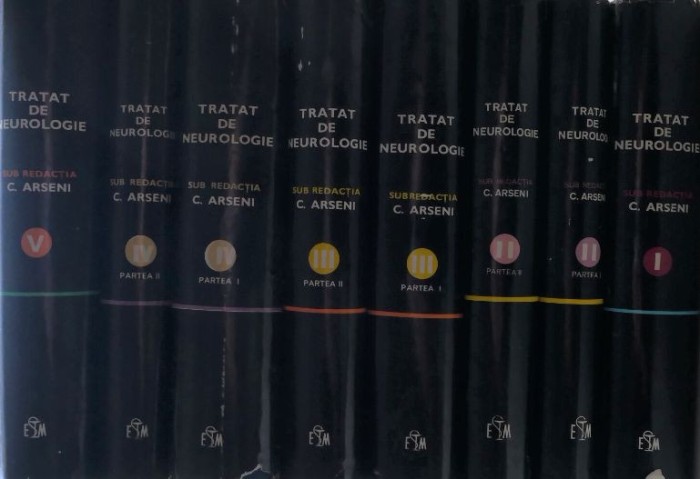Tratat de neurologie (8 volume) sub redactia C. Arseni