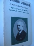 Pentru cei de maine - Amintiri din vremea celor de ieri (vol. 3) -C. Argentoianu