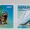 Ucraina 2002 pești , foca , fauna marina serie 2v nestampilat