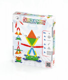 Set de constructie magnetic Supermag Projects Multicolor, 30 piese