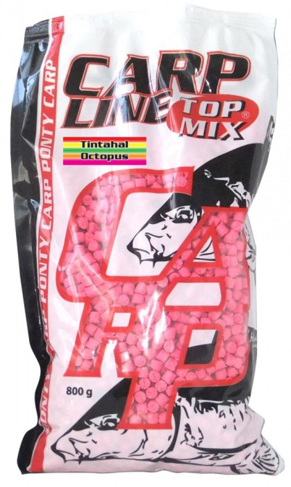 Top Mix - Pelete pentru nadit Carp Line Fluo Squid - 4mm (0.8Kg)