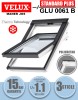 Fereastra Mansarda Velux GLU 0061B Poliuretan 3 Sticle, Maner Jos, Izolare Termica si Fonică Superioara, Garantie 15 Ani