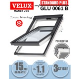 Fereastra mansarda Velux GLU 0061B, poliuretan, 3 sticle, maner jos
