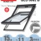 Fereastra mansarda Velux GLU 0061B, poliuretan, 3 sticle, maner jos