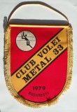 d9 M5 17 - fanion - sport - volei - cluburi sportive - Club volei metal 33 - Bucuresti