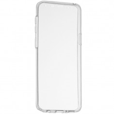 Husa protectie IMPORTGSM pentru Samsung Galaxy S9 (G960), Silicon, Protectie Fata/Spate-360Grade, Ultra Slim, Transparenta