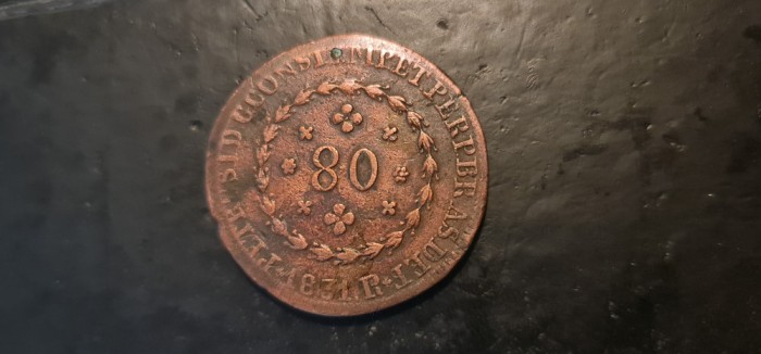 Brazilia - 80 reis 1831R.