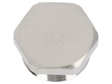 Capac de protecție PG11 IP54 alamă nichelată